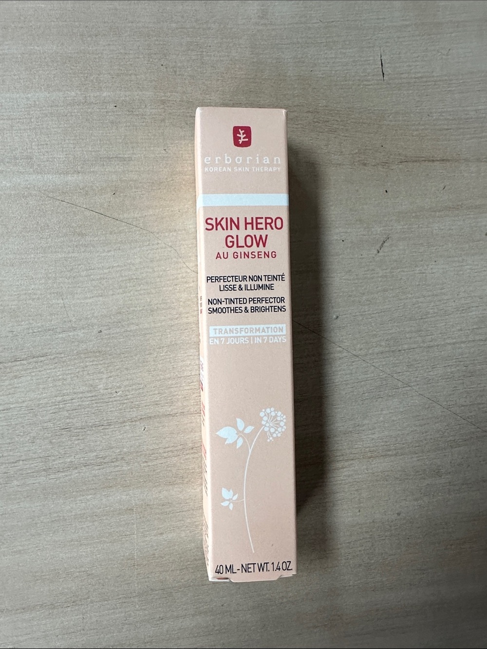Erborian Skin Hero Glow Au Ginseng - Peach Radiance Face Serum
